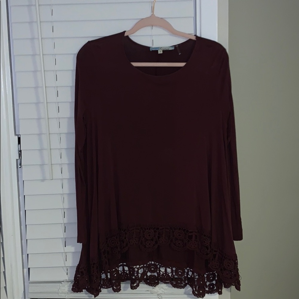 Maroon Blouse